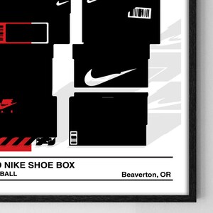 Nike Stacked Shoe Box Poster - Digital Download Print - Sneakerhead ...