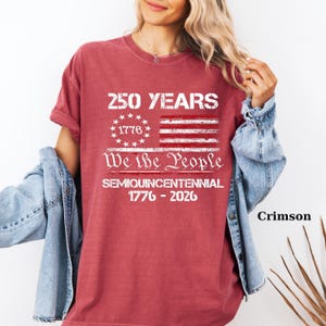 Comfort Colors America 250 Anniversary T-Shirt: Soft Cotton Tee image 8