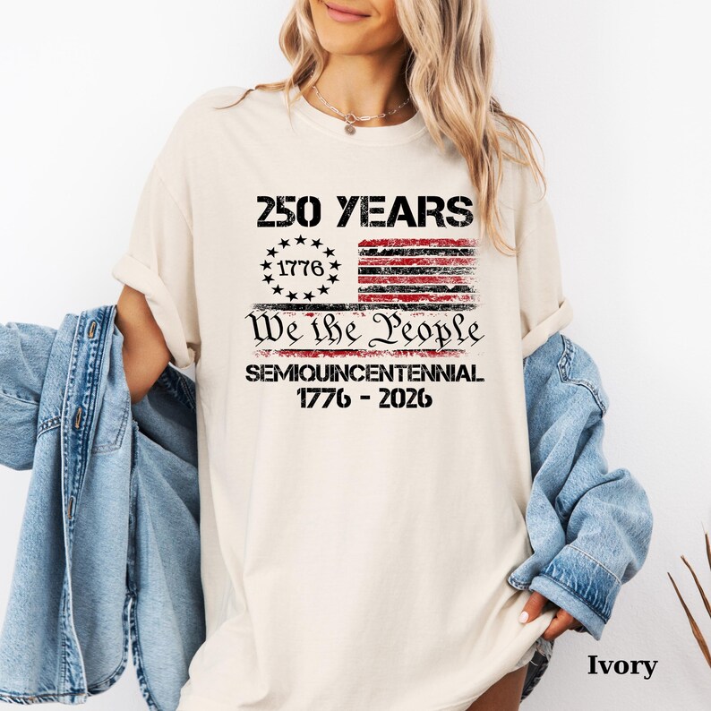 Comfort Colors America 250 Anniversary T-Shirt: Soft Cotton Tee image 7