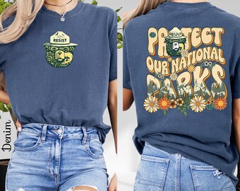 Comfort Colors National Parks Bear Shirt: Environmental Tee
