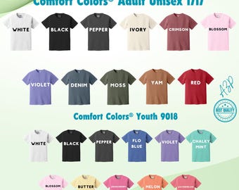 Comfort Colors Game Day Shirt: Red & Black Football Mom Tee - Etsy