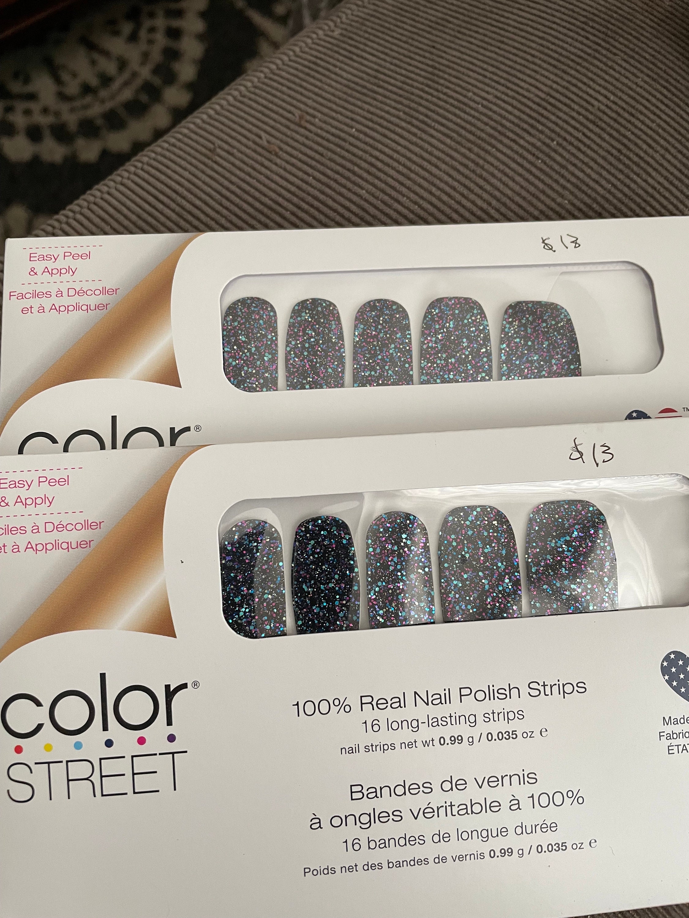 Holidaze, colorstreet, dry nail polish, manicure