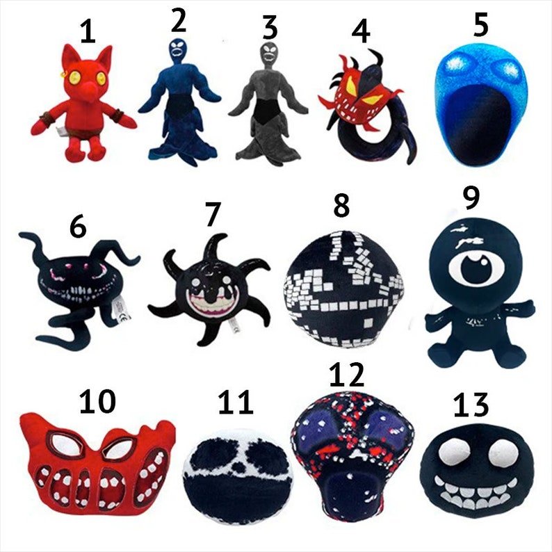 Custom Roblox Doors Game Plush El Goblino Soft Plushies Doll Etsy Canada