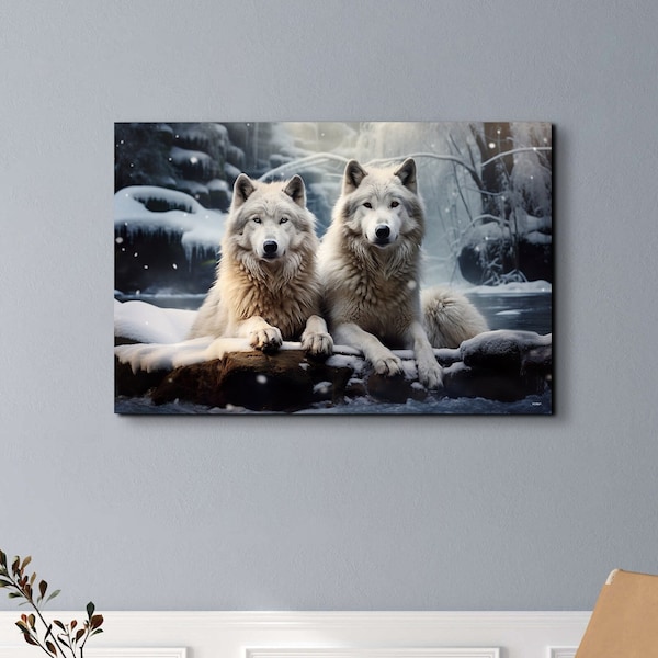 Wolf Paintings - Etsy