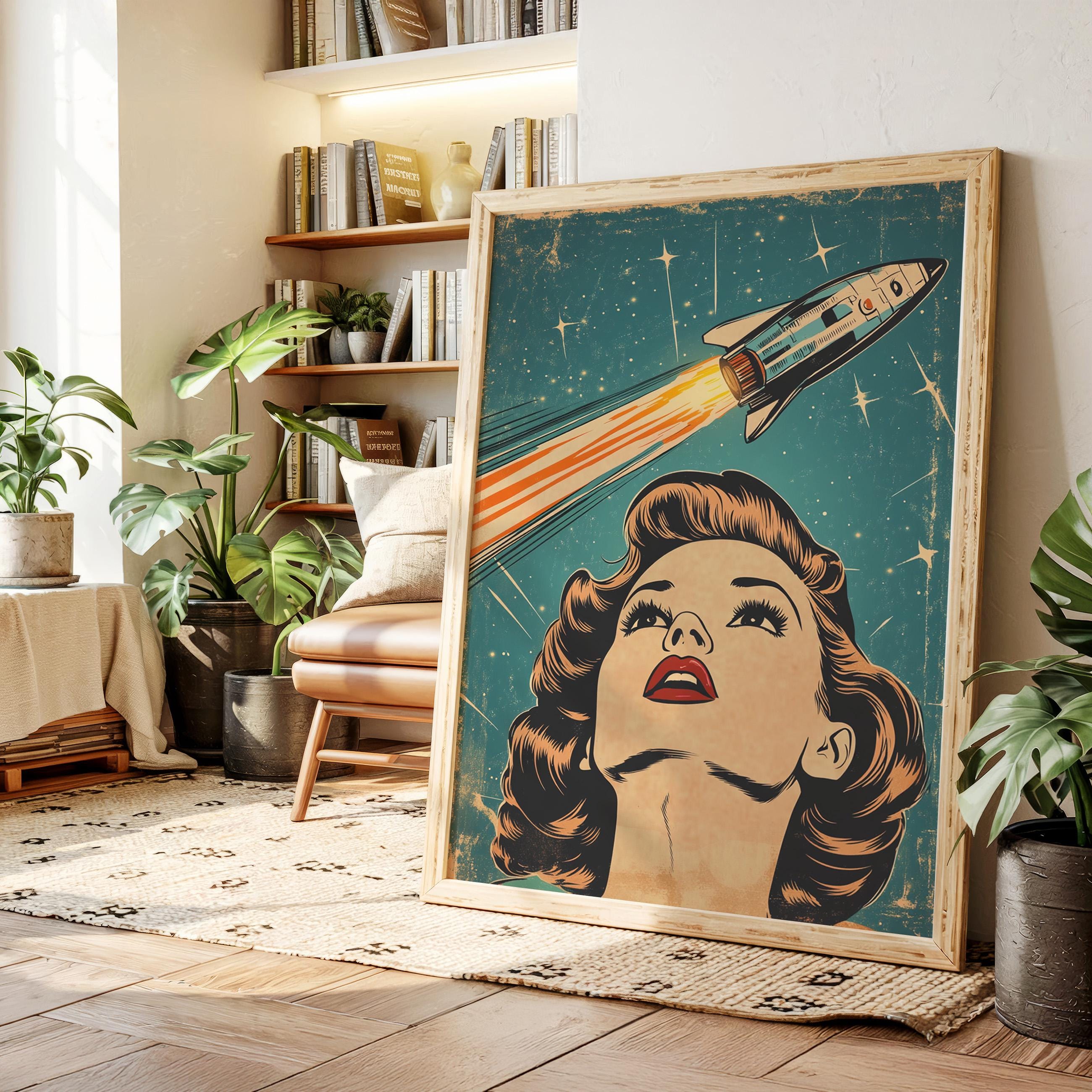 置物 60s vintage art deco rocket object 置物 60s vintage art deco rocket object Free Deco Rocket Ascends
