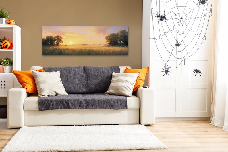 Wildflowers in Sunshine, Wildflowers Field Landscape Wall Art