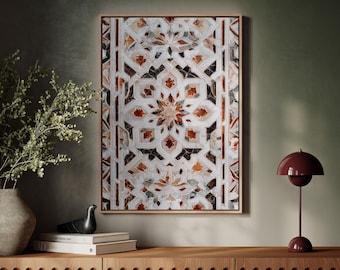 Geometric Mosaic Tile Pattern
