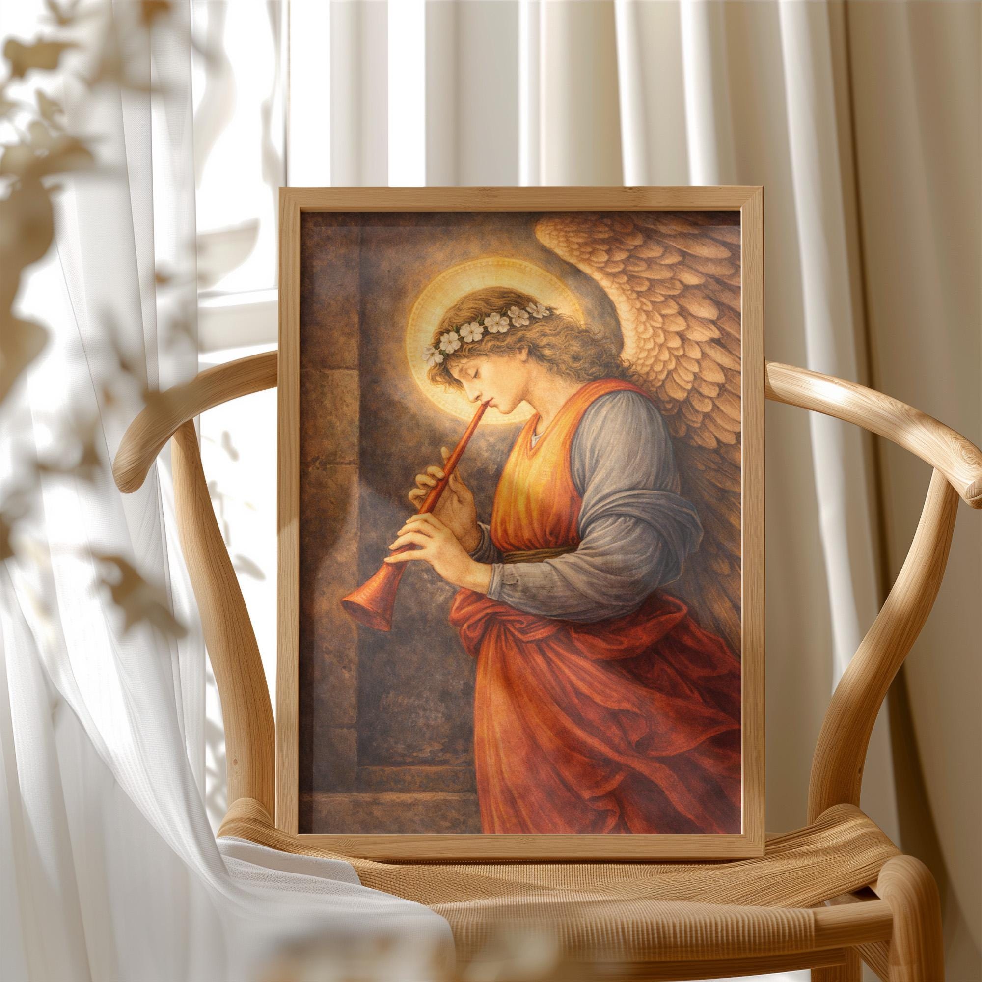 Angel With Trumpet | Serene Heavenly Music in Classical Style - Etsy