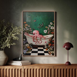 Stampa Su Tela Con Farfalle Vintage - Quadro Decorativo Rustico 30x40 Cm Per Soggiorno, Camera Da Letto O Bagno