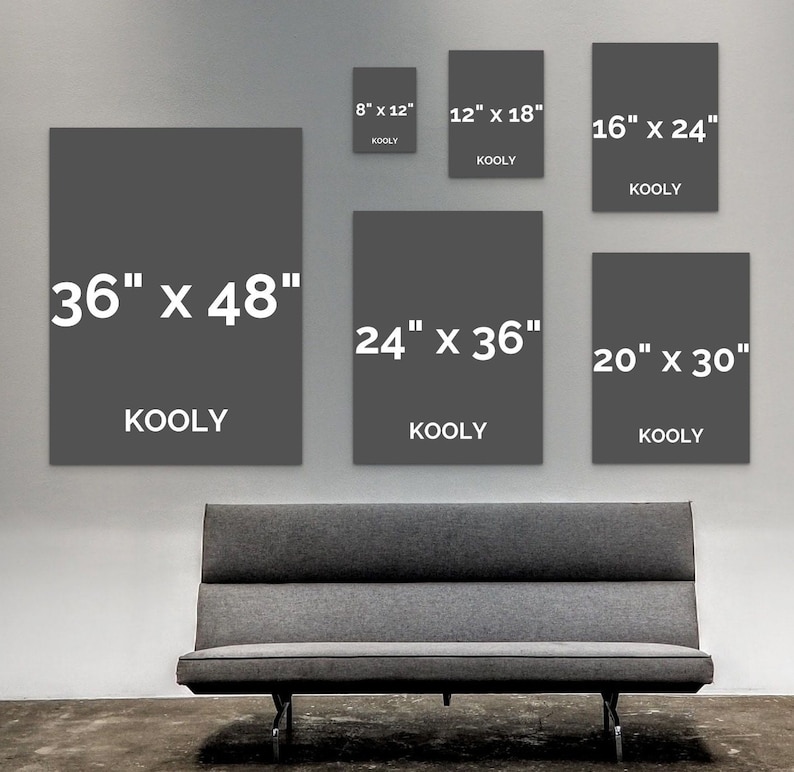 Bamboo Forests Water Color Wall Art Canvas, Bamboo in the Forest Wall