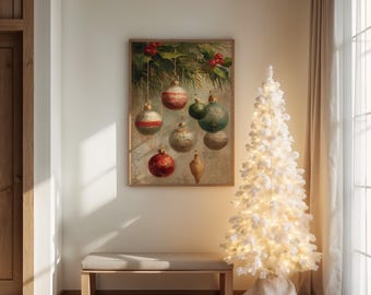 OUNONA 5 Pièces Branche de gui Suspendue Baies de Feuilles de Houx Branche de gui Artificielle Decoration Noel Traditionnel Decoration Noel Mur décor de Verdure Pendentif gui d'escalier