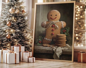 Gingerbread Man with Christmas Cookies