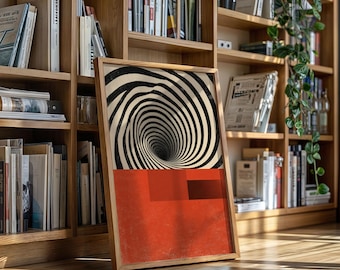 Optische Täuschung Abstrakte Geometrische Kunst