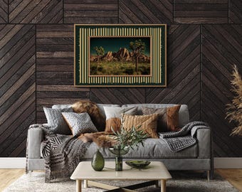 Joshua Baum Wüstenlandschaft Western Wandkunst