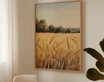 束のある麦畑 - ヴィンセント・ヴァン・ゴッホの手描きの油絵複製、夏