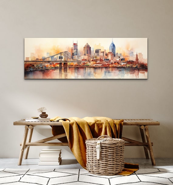 Nashville Skyline Panoramic Wall Art
