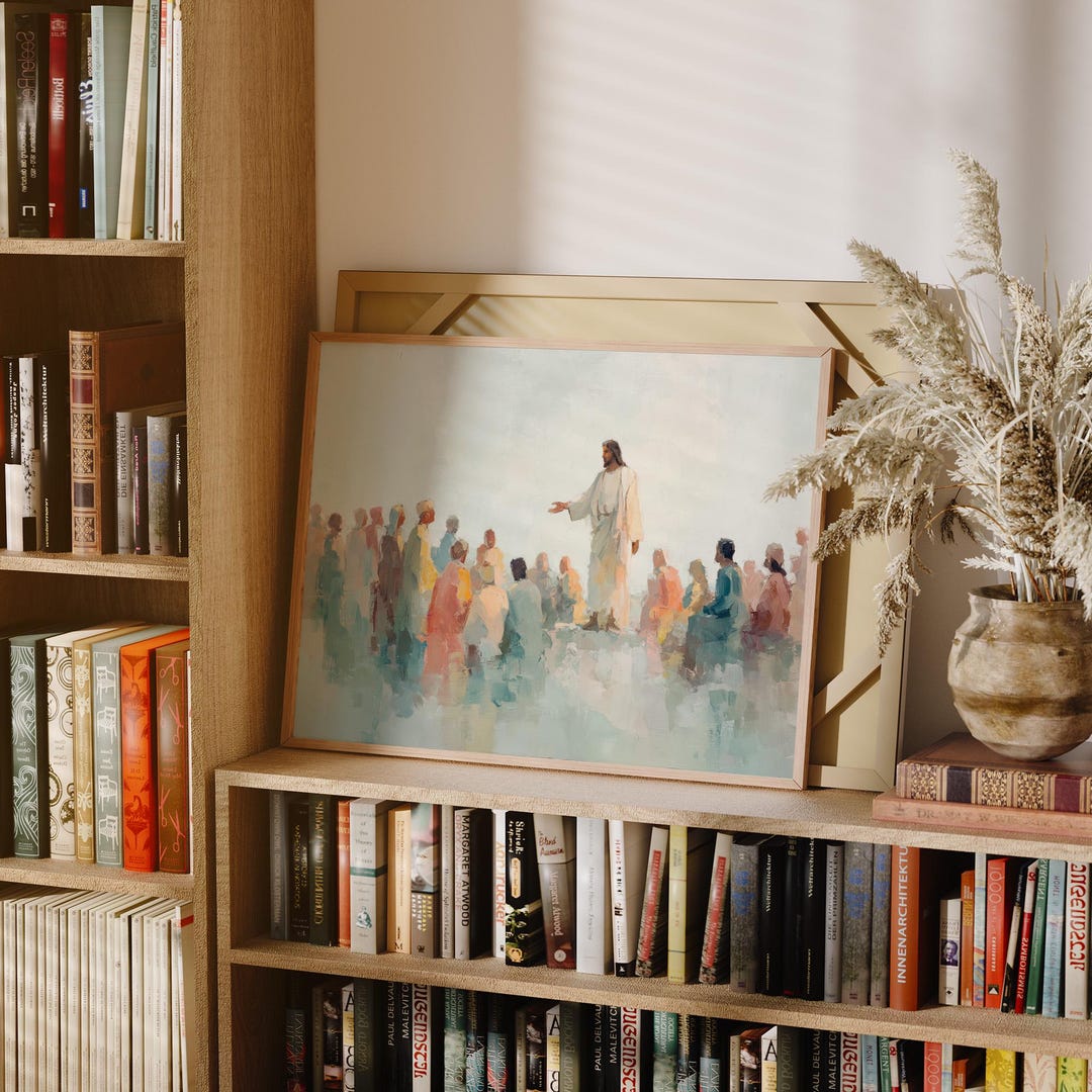 The Teacher’s Word: Jesus Among the Multitude - Etsy