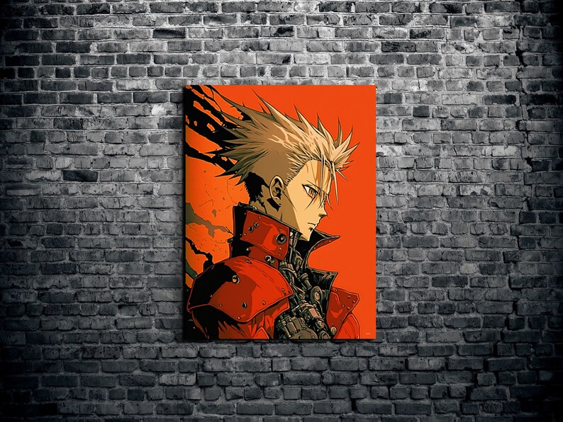 The Stampede Anime Art Anime Wall Art Anime Canvas Art Etsy