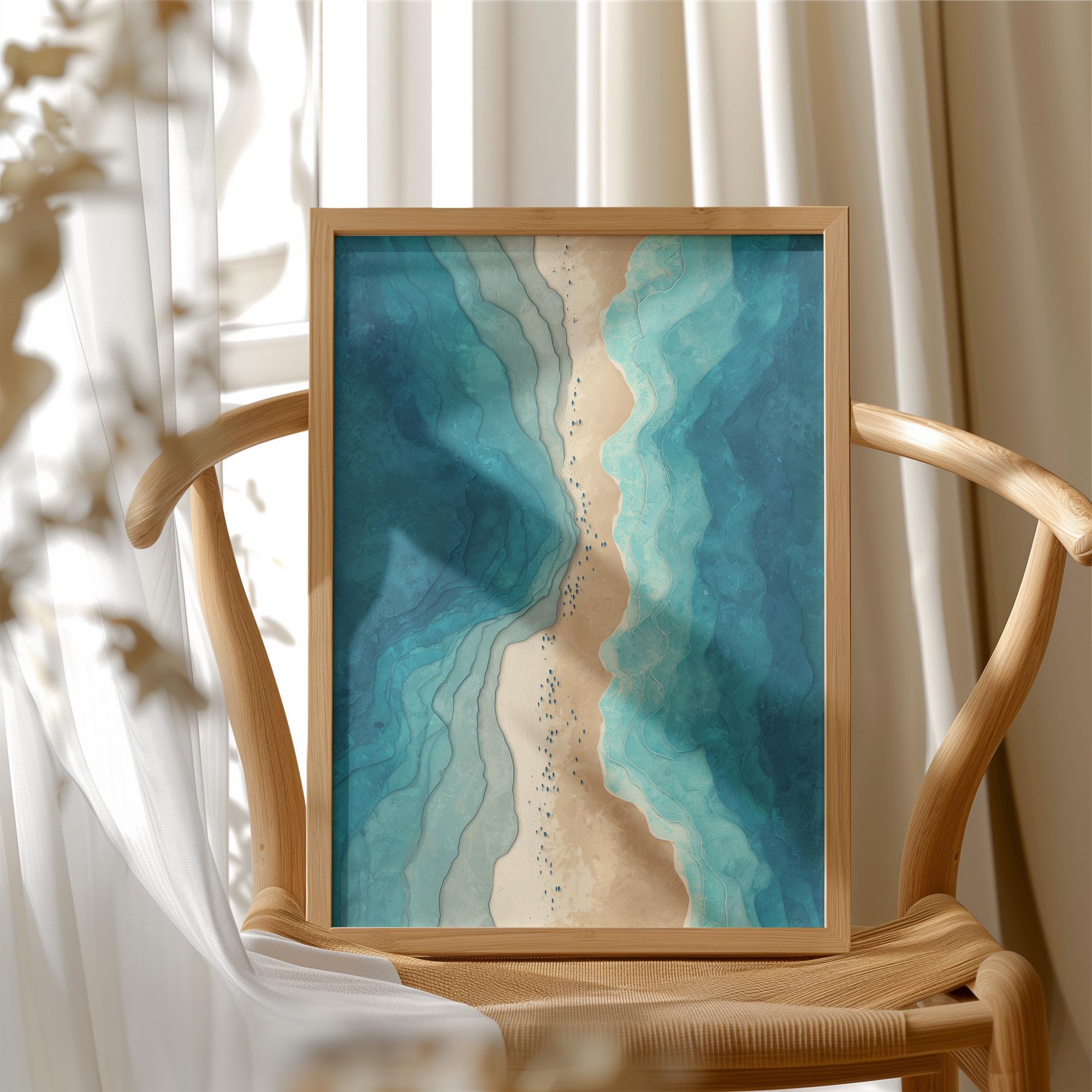 Parting of the Red Sea Modern Abstract Bible Art - Etsy