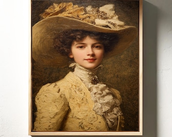 Victorian Lady Portrait Print, Elegant Noblewoman Wall Art, Green Dress  Royal Painting, Vintage Regal Poster, Classic Aristocratic Decor - Etsy