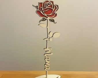 Rose, wood, mom, mother, Mother's Day