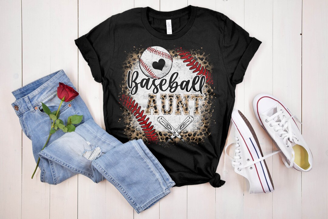 Baseball Aunt Shirt Baseball Auntie Shirt Baseball Aunt Tee Etsy