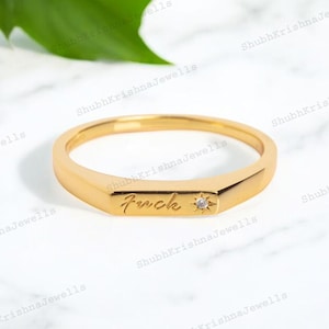 Silver Fuck off ring, 14K Gold Fuck you ring, Gold Fuck Off Ring, Divorce ring, Middle finger ring fuck it ring Bitch necklace Personalized