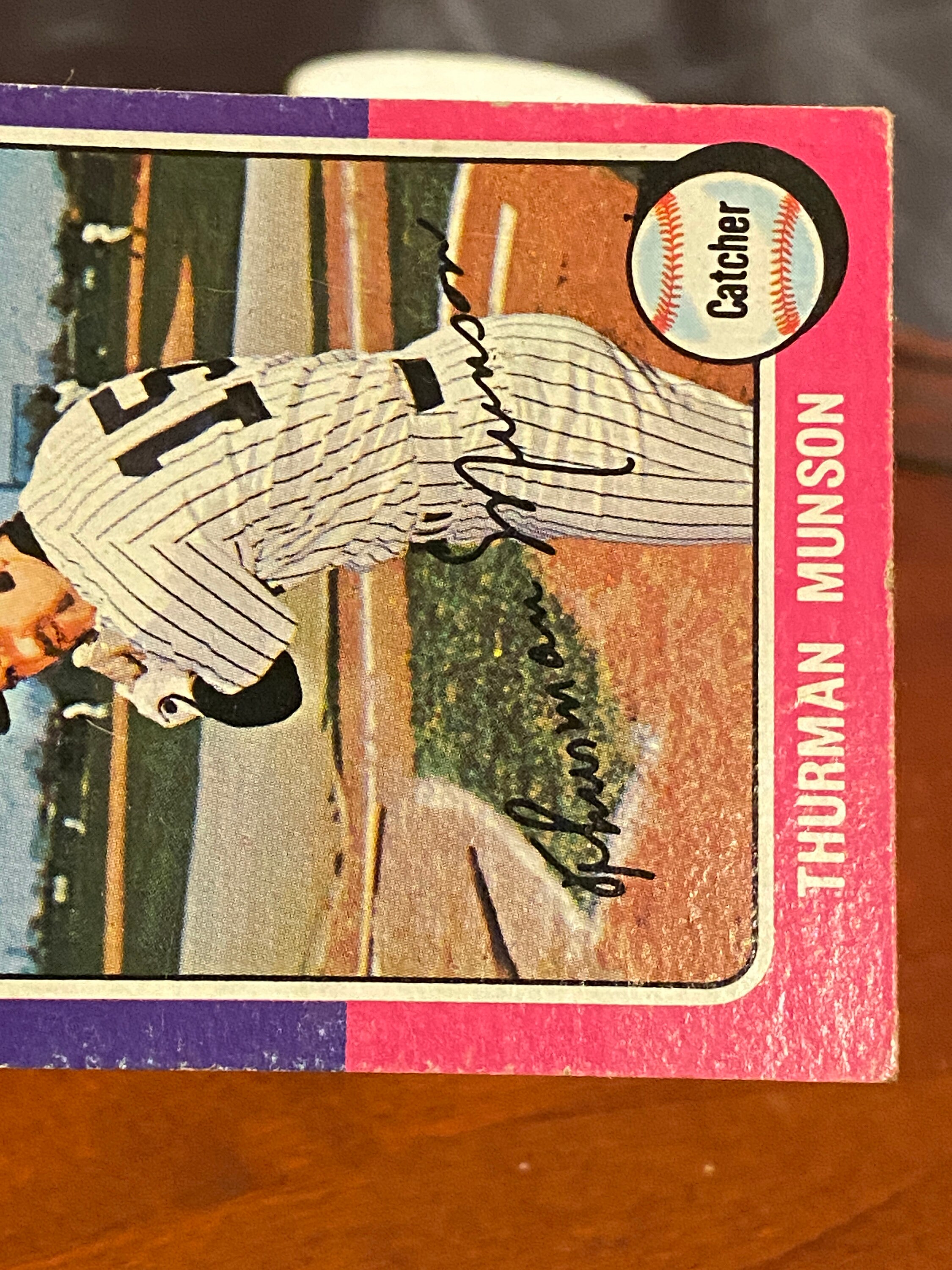1975 Thurman Munson Baseball Card Etsy