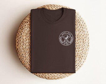 Embroidered Best Dad by Par Golf Shirt, Personalized Father's Day Gifts, Golf Lover Gifts, Comfy Unisex Tees, Custom Dad Tops, New Dad Gifts