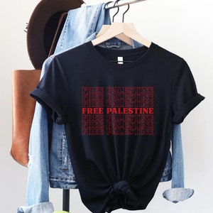 Retro Palestine Shirt, Palestine Printed T Shirt, Palestine Crewneck Matching Tee, Comfy Colors Palestine Clothing, XS-4xl Adult Unisex Top