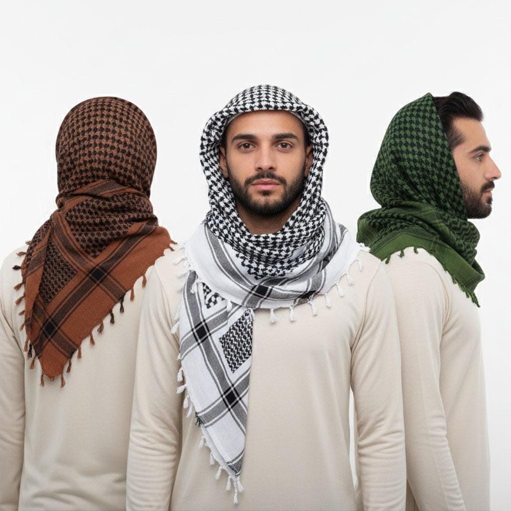 パレスチナのケフィエ・スカーフ、伝統的なアラビアのシェマグ