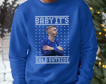 Baby It's Cold Outside Football Jumper Printed Cole Palmer