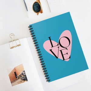 Love Heart - Spiral Notebook - Ruled Line