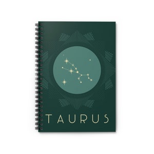 Taurus - Spiral Notebook - Ruled Line
