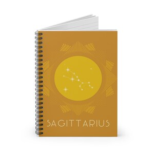 Sagittarius Spiral Notebook - Ruled Line