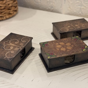Traditional Korean Hanji Handmade Craft | Business Card Holders & Cases | Gifts | Office and Desk Storage