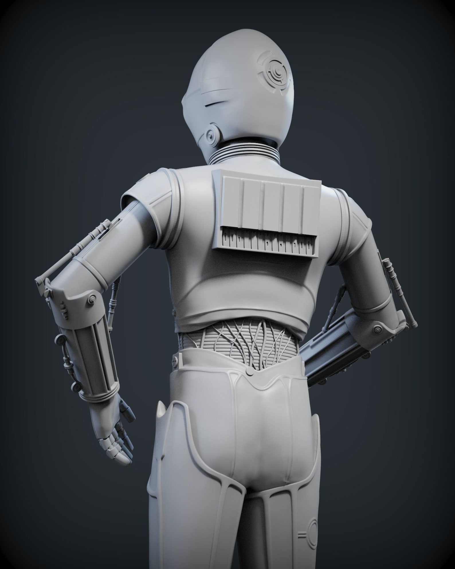 Star Wars C3PO 3D Printable STL File Gaming 3D Digital - Etsy
