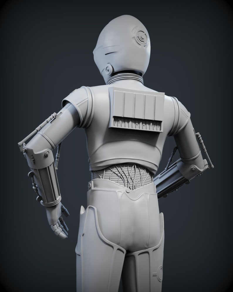 Star Wars C3PO 3D Printable STL File Gaming 3D Digital - Etsy