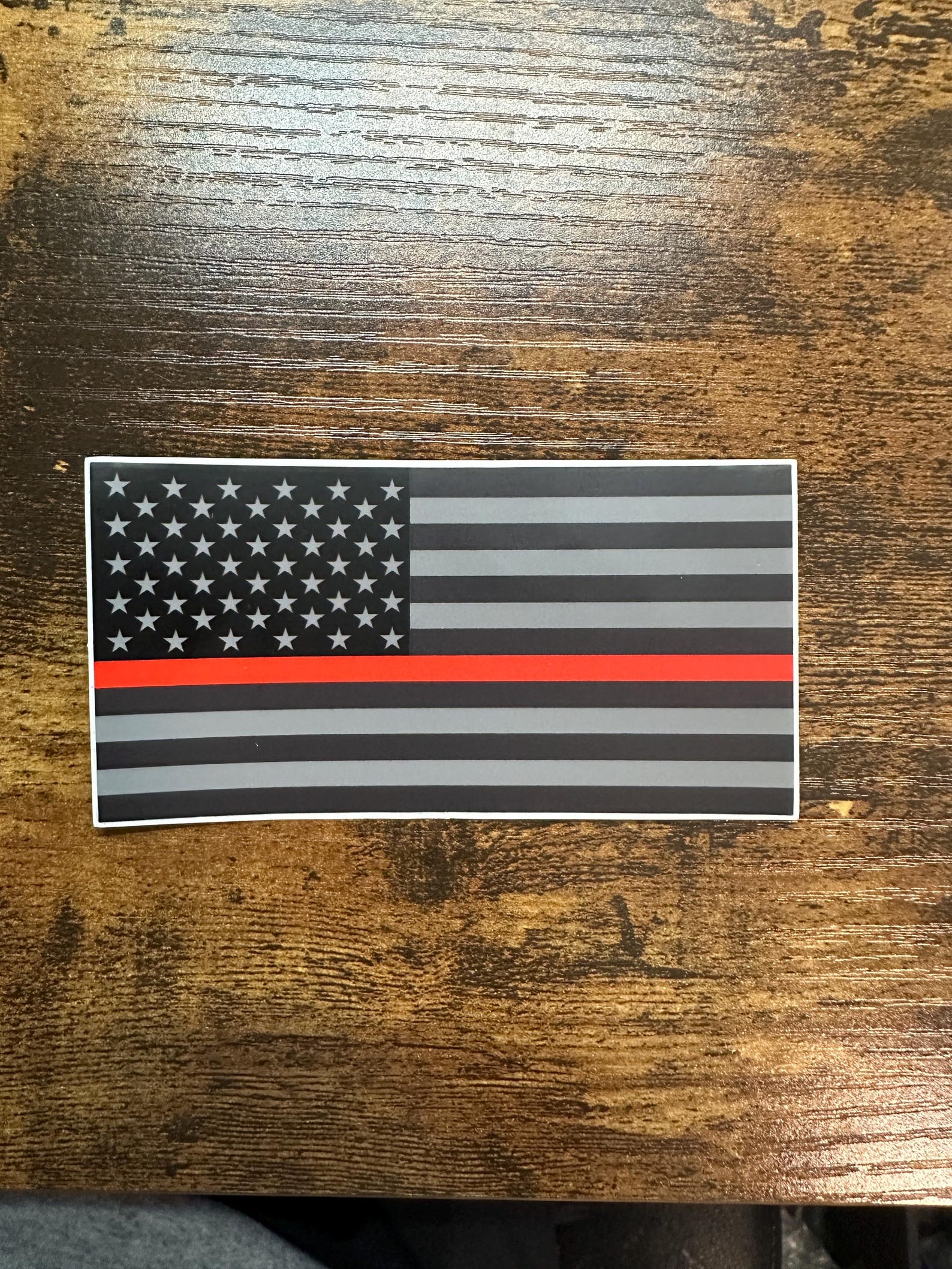 Multi Red Line Sticker Thin Red Line Sticker - Etsy