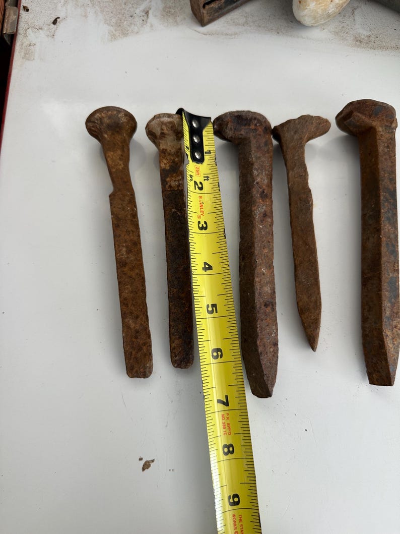 Vintage Railroad Spike: Rustic Industrial Decor (6-7 Inch) - Etsy