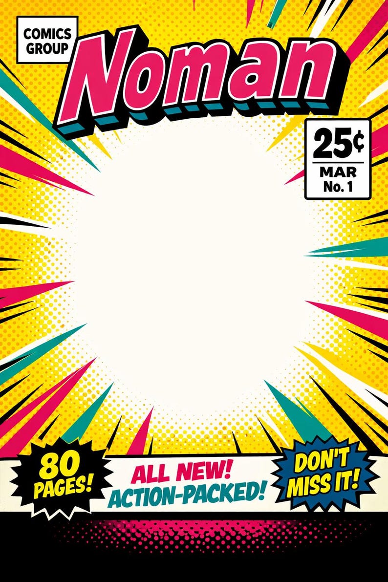 Noman Box Chatgpt Prompt for Comic Book Cover Designs - Etsy