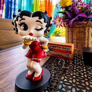 Betty Boop Inspired 3D Printed Figure – Sassy Desk Statue Fan Art