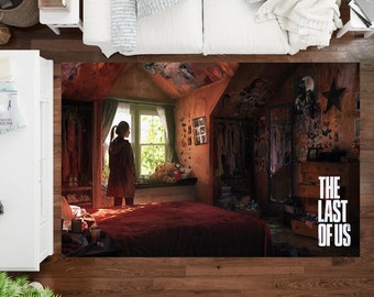 TLOU Rug, The Last Of Us Rug, Gaming Rug, Game Chair Rug, Popular Rug, Area Rug, Gaming Room Rug, E-Sports Rug, Game Decor, Game Teppich