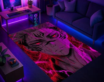 Anime Girl Rug: Soft Polyester Manga Style Area Rug