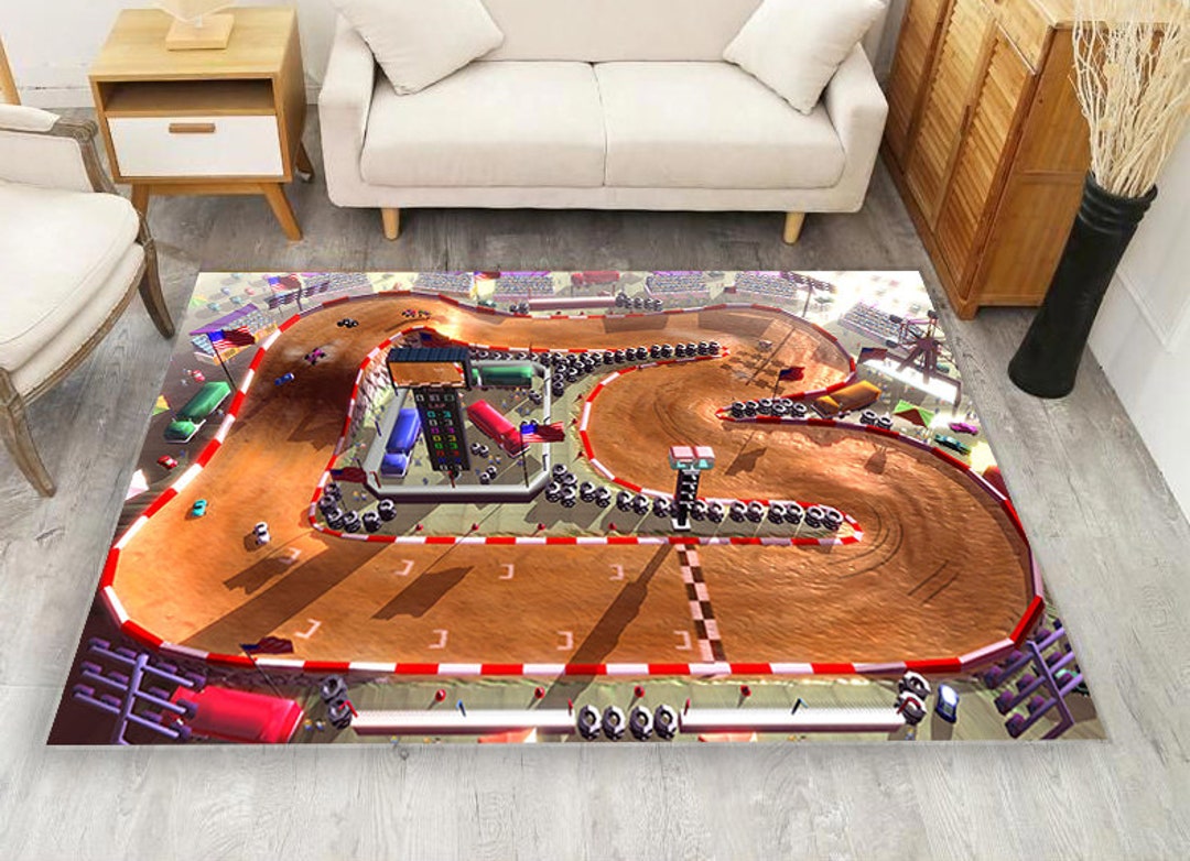 Vintage Motorcycle Rug Classic Garage Rug 3D Printed Living Room Retro  Racing Large Rug Home Decor