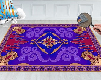 Aladdin Rug with tassel, Tasseled Rug, Aladdin Rug, Magic Rug, Flying Carpet, Rug for Living Room, New Home Gift, Popular Rug, Area Rug