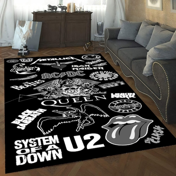 Gothic Rug, Music Group Rug, the Beatles Rug, Queen Rug
