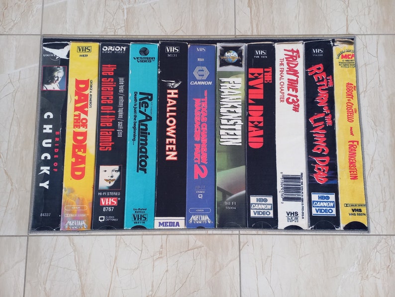 Vhs Case Rugvhs Tapes Vhs Boxvhs Nostalgicretro Etsy