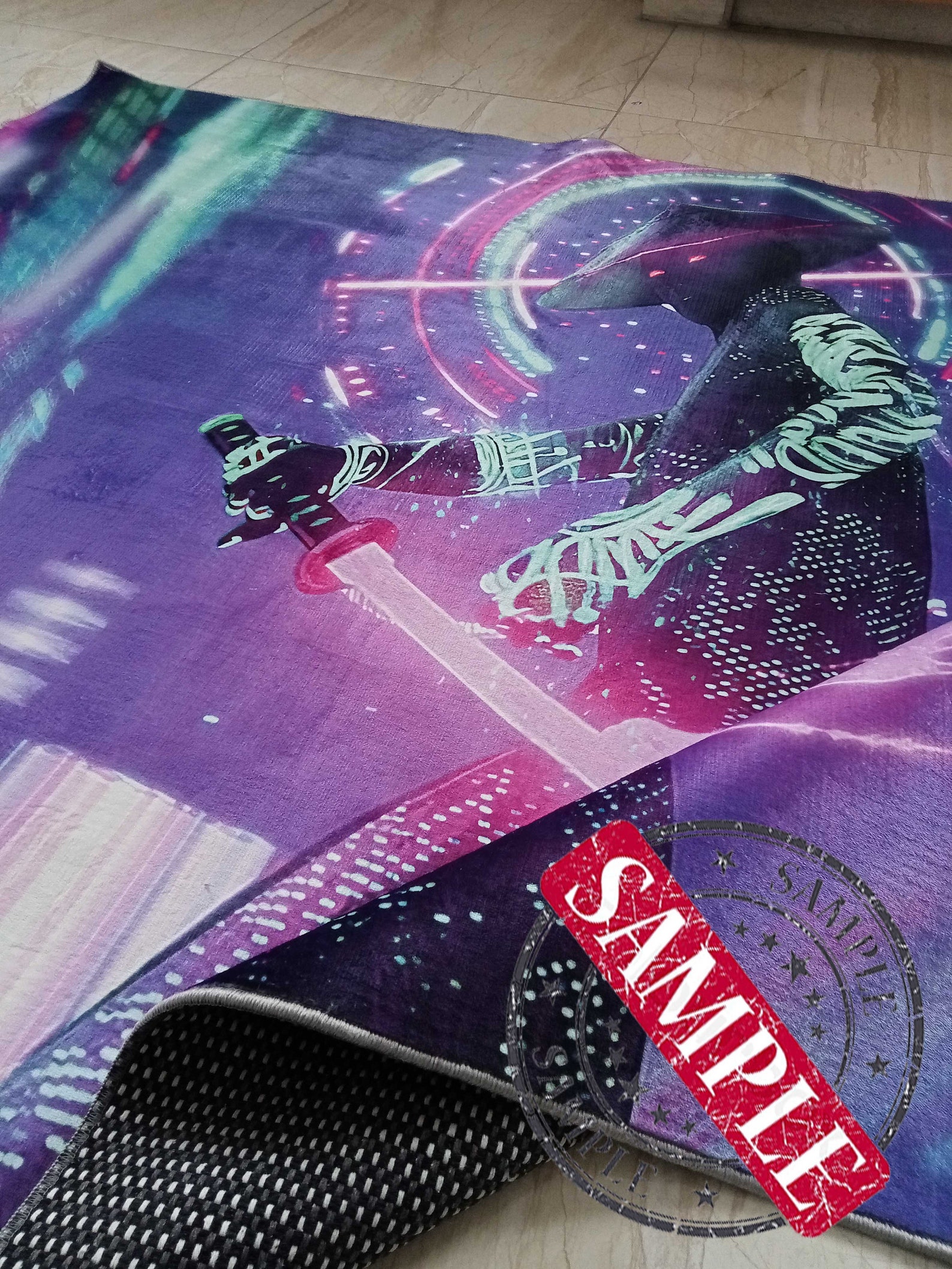 Vortex Rug , 3D Vortex Illusion, Rectangular Version Rug, Vortex