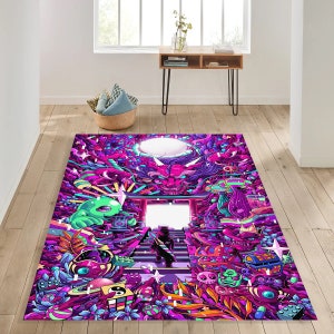 Candy Rug, Dragon Rug, Colorful Rug, Agent Rug, Kids Room Rug, Gamer Room Rug, Yakuza Rug, Children Rug, Popular Rug, Area Rug, gift